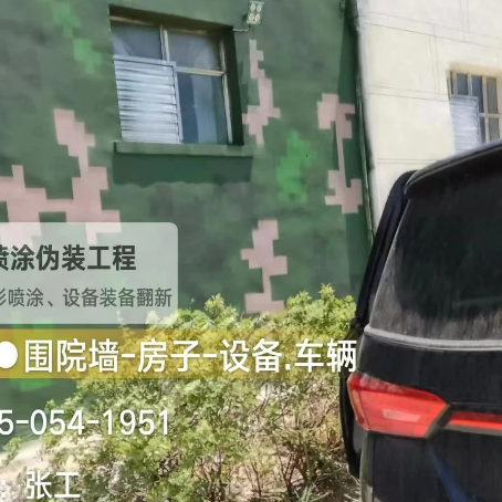 贵州数码迷彩漆施工